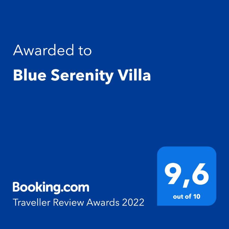Blue Serenity Villa Fanari  ภายนอก รูปภาพ